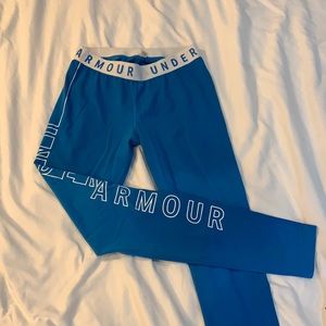 Blue Under Armour Tights